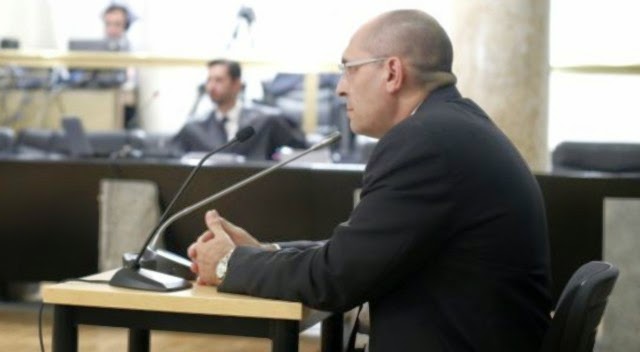 El juez Elpidio Silva declarando en su juicio por prevaricación 