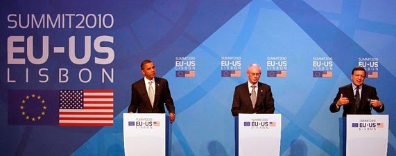 Obama asiste después de 3 años a la Cumbre entre Estados Unidos y la Unión Europea con el único fin de acelerar y relanzar las negociaciones sobre el Acuerdo de Comercio Transatlántico TTIP