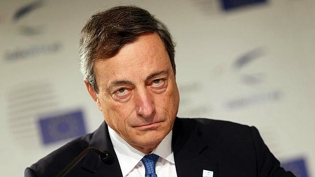 Mario Draghi frente a los resultados de Stress a la banca española